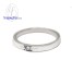 แหวนคู่ แหวนคู่เงินแท้ แหวนเพชร แหวนเงินแท้ แหวนหมั้นเพชร -RC30103di